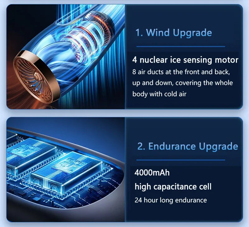 Portable Bladeless Neck Fan