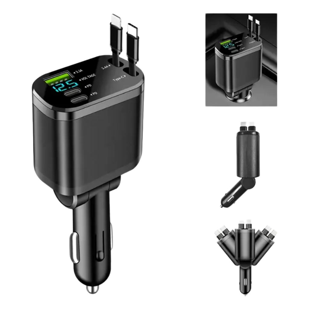 M4 5-in-1 Car Charger