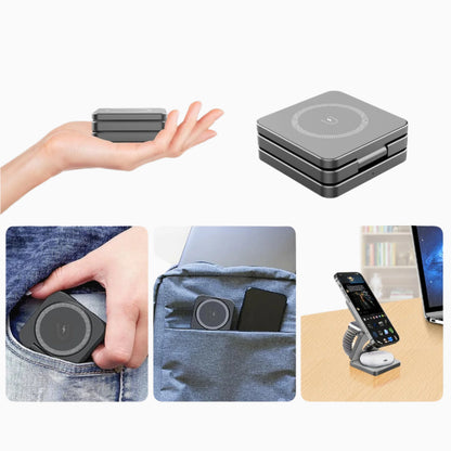 3-in-1 Magnetic Folding Wireless Charger