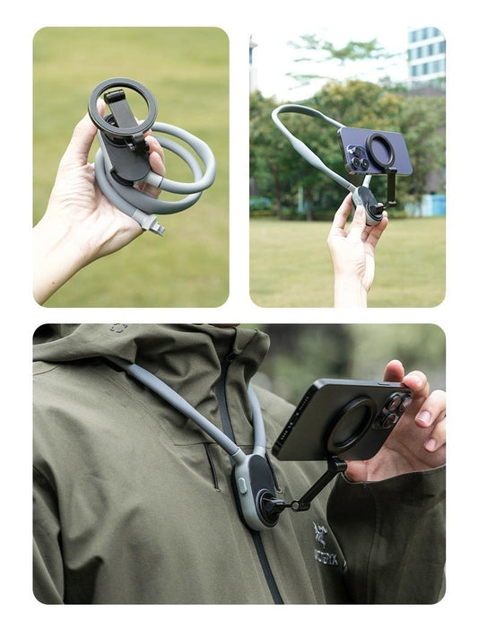 Magnetic Neck Mount Phone Holder