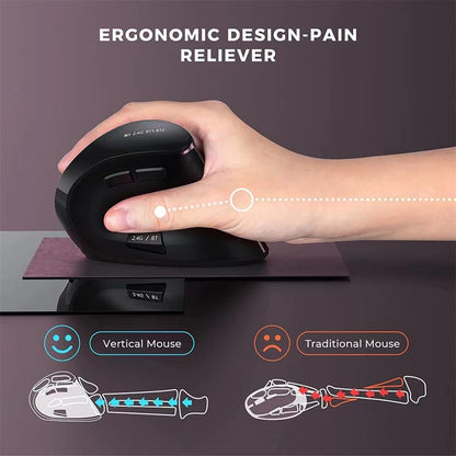 Bluetooth Vertical Mouse