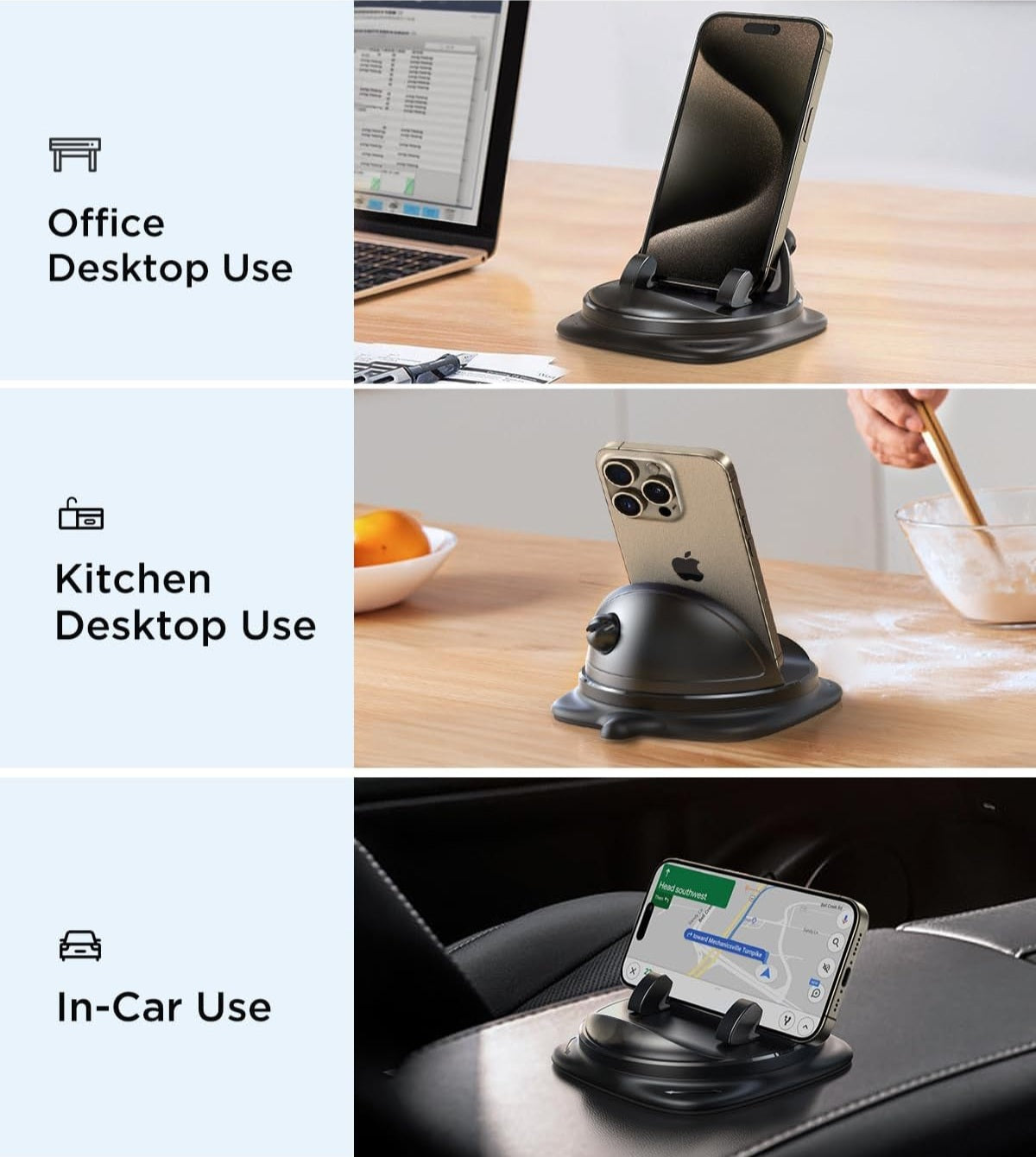 Anti-Slip Silicone Car Phone Holder