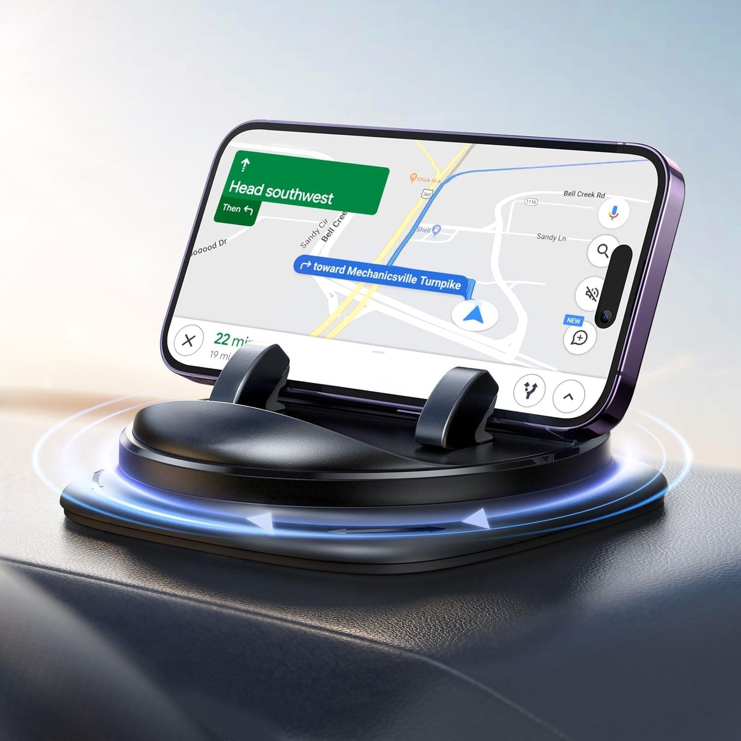 Anti-Slip Silicone Car Phone Holder