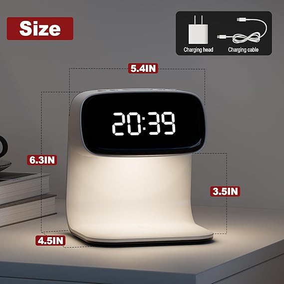 Wireless Charging Alarm Clock