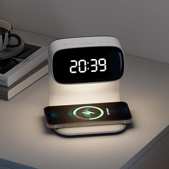 Wireless Charging Alarm Clock