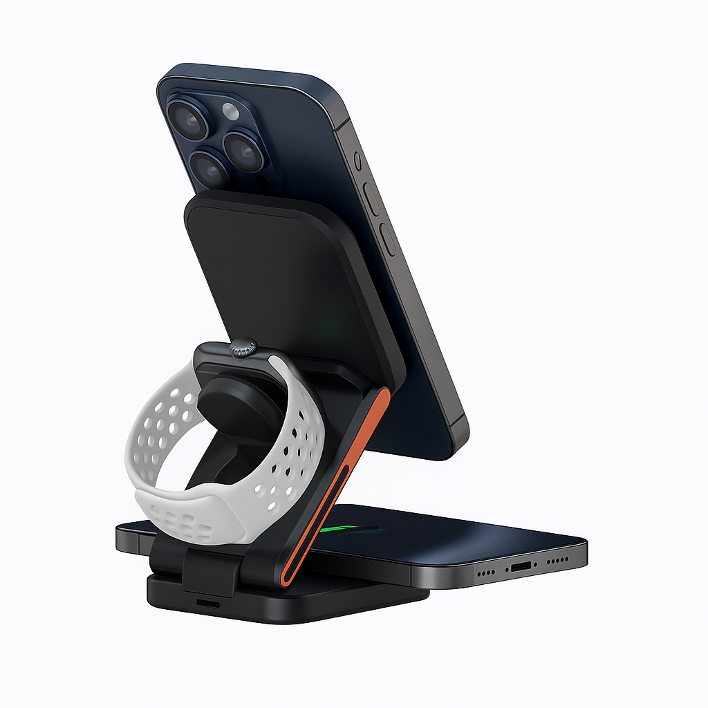 3-in-1 Magnetic Wireless Charger