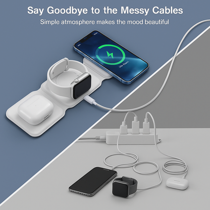 3-in-1 Foldable MagSafe Charger