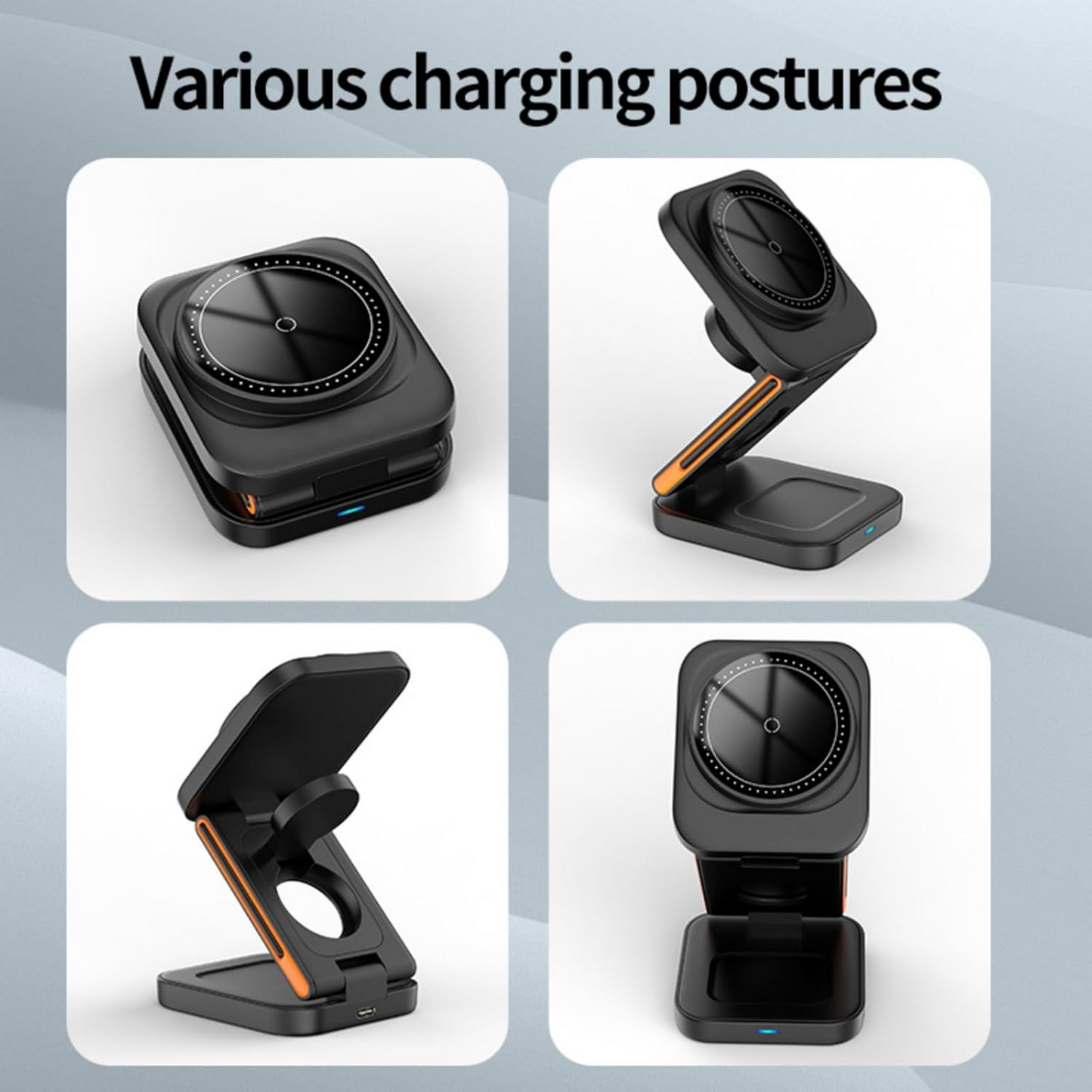 3-in-1 Magnetic Wireless Charger