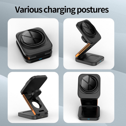 3-in-1 Magnetic Wireless Charger