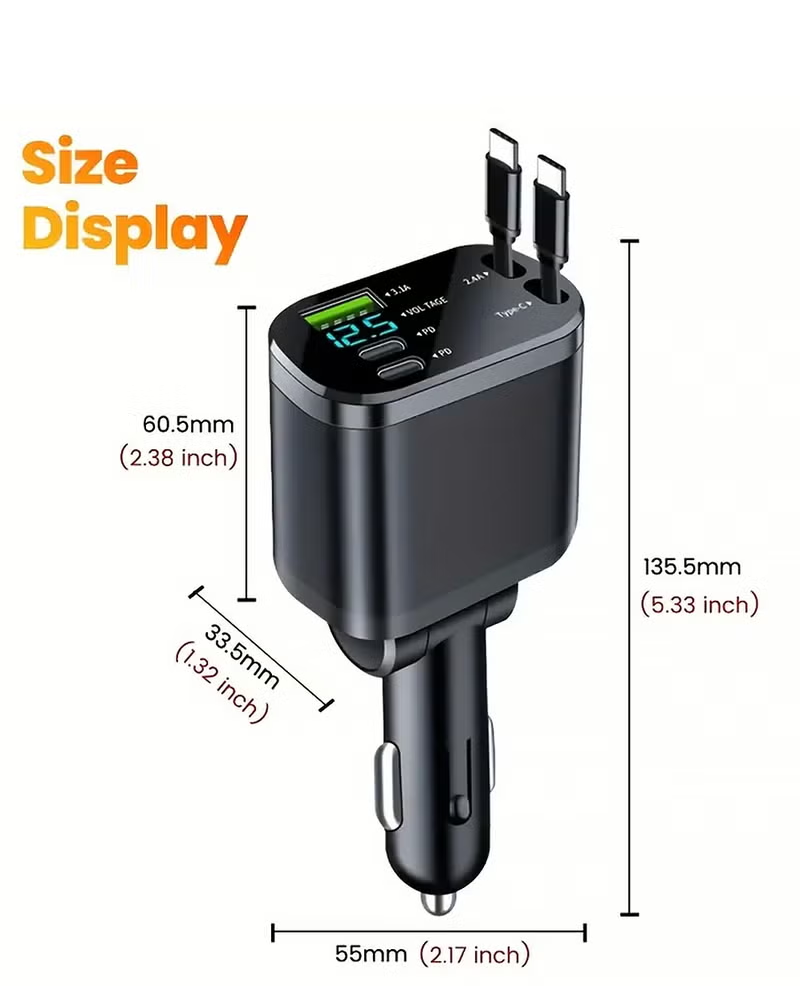 M4 5-in-1 Car Charger