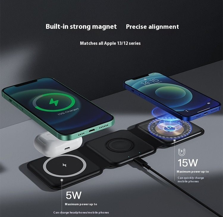 3-in-1 Foldable MagSafe Charger