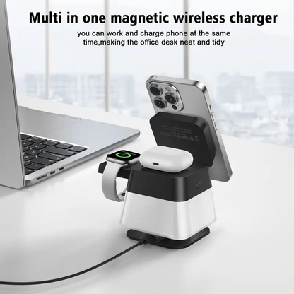 4-in-1 Rotatable Magnetic Wireless Charger