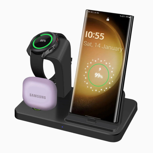 3-in-1 Vertical Wireless Charger Stand