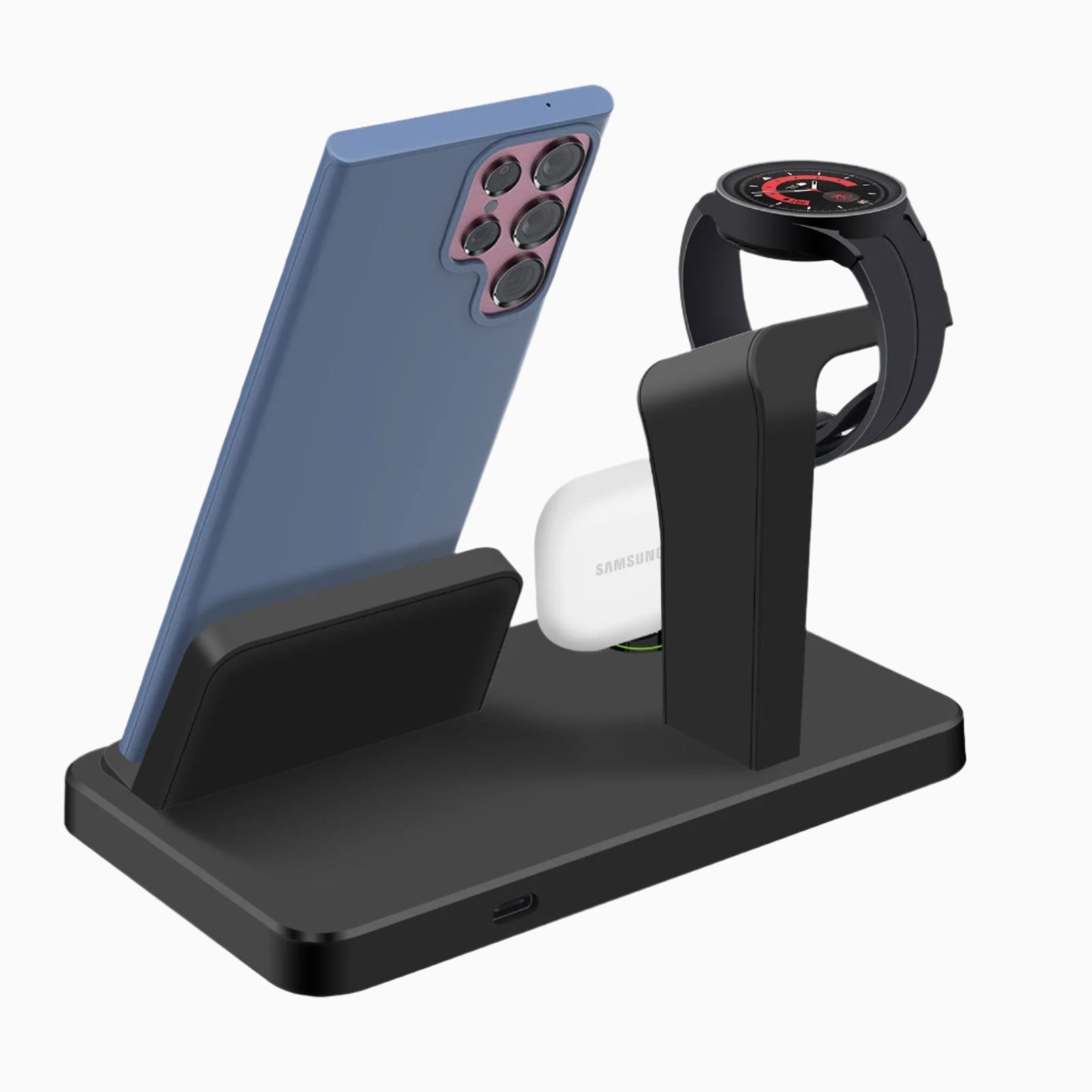 3-in-1 Vertical Wireless Charger Stand