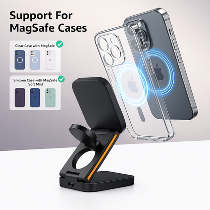 3-in-1 Magnetic Wireless Charger