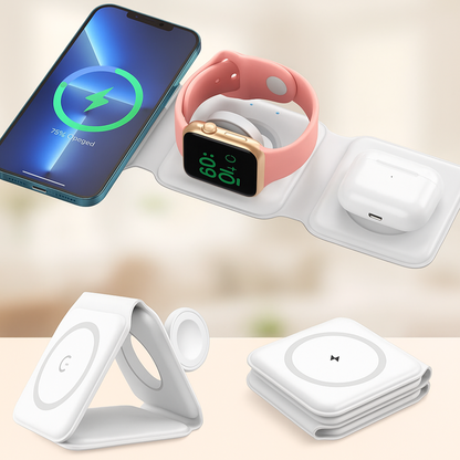 3-in-1 Foldable MagSafe Charger