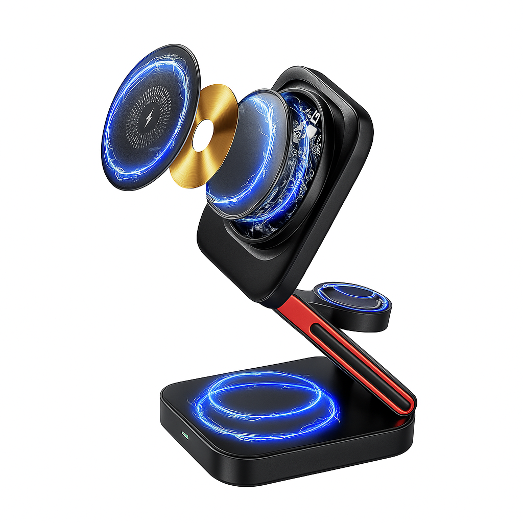3-in-1 Magnetic Wireless Charger