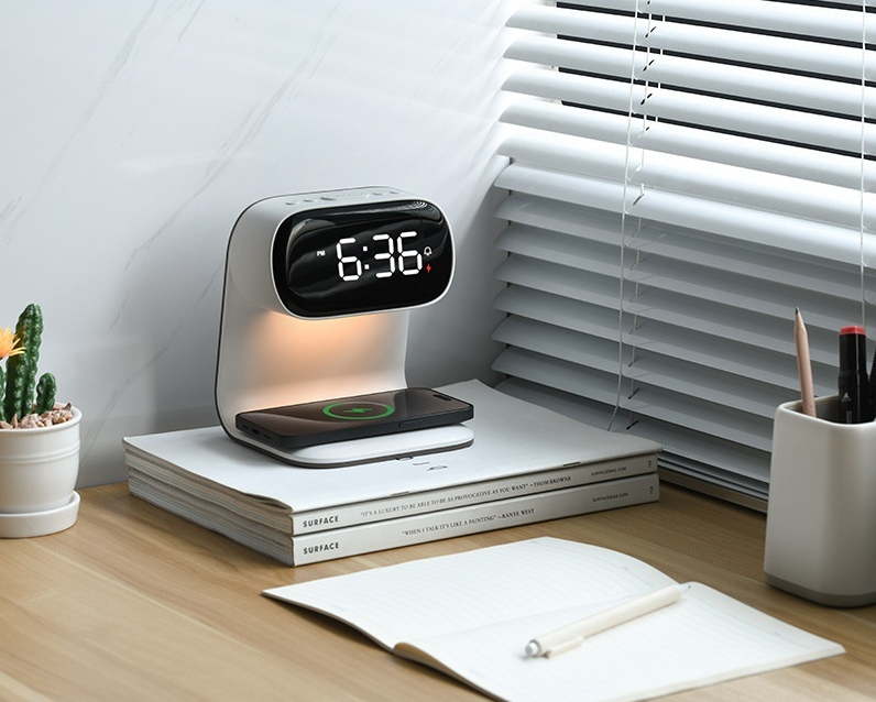 Wireless Charging Alarm Clock