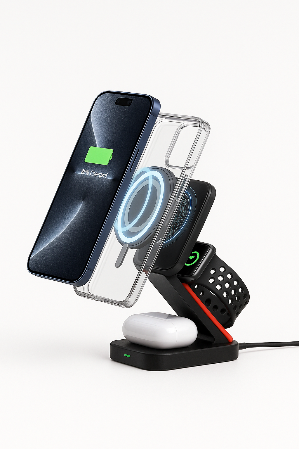 3-in-1 Magnetic Wireless Charger