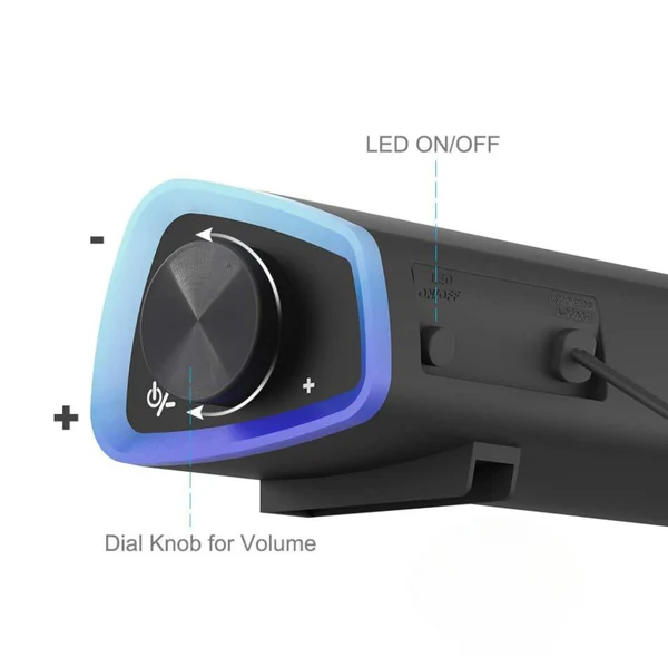 4D Bluetooth Computer Speaker Bar
