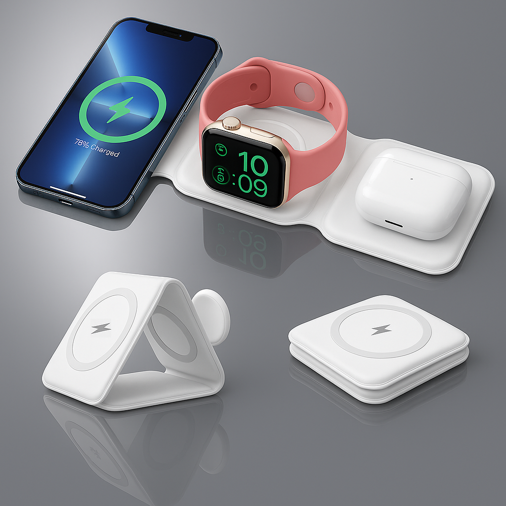 3-in-1 Foldable MagSafe Charger